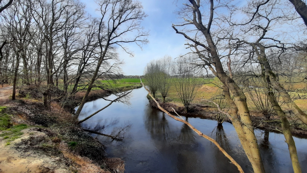 Het watermolenlandschap bij Wolfswinkel (foto: Hans Bleumink).